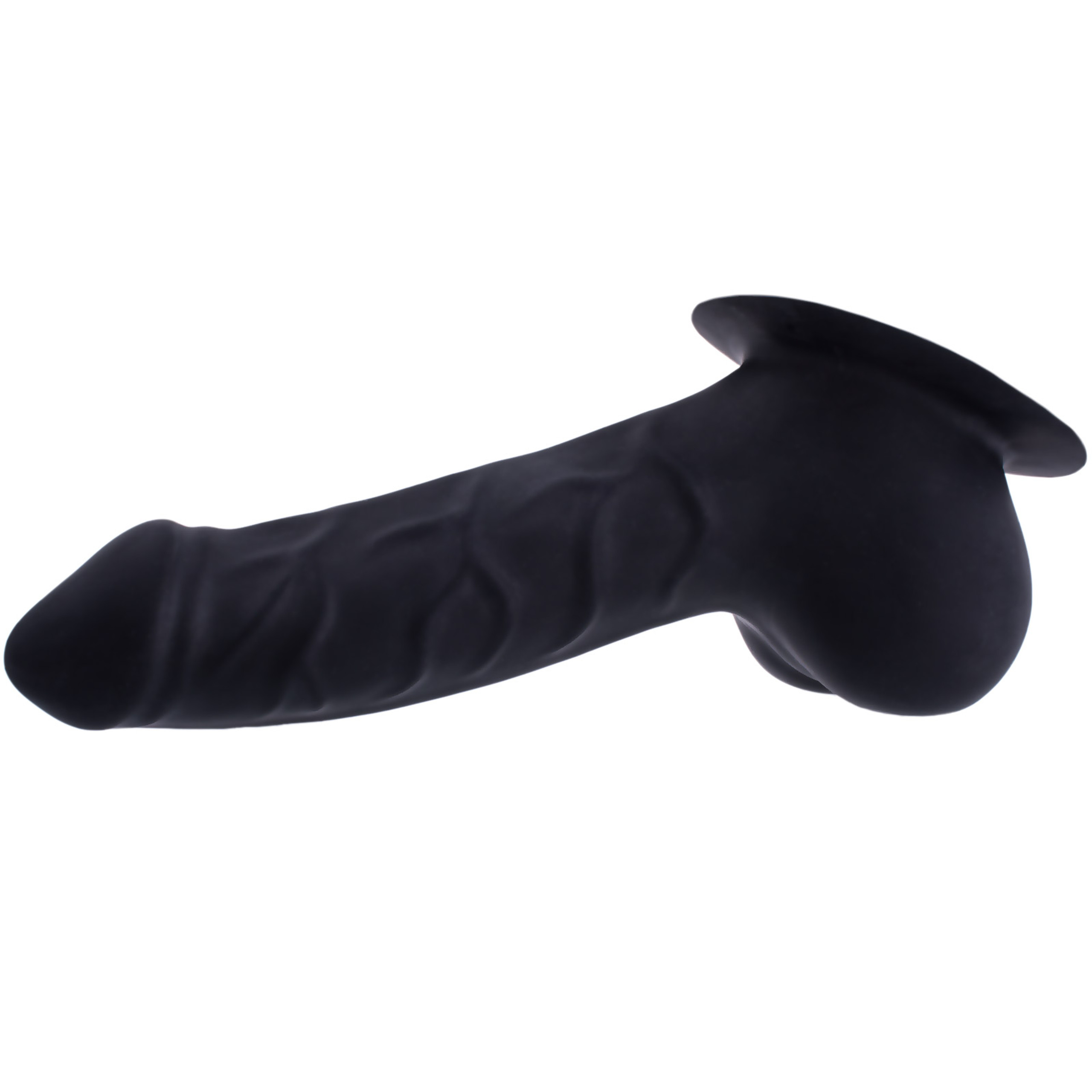 Latex Penis Sheath Carlos Base Plate Black - Image 3